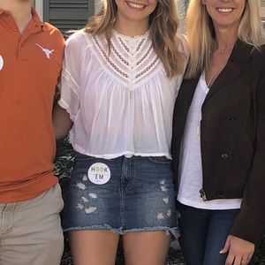 Free people white top